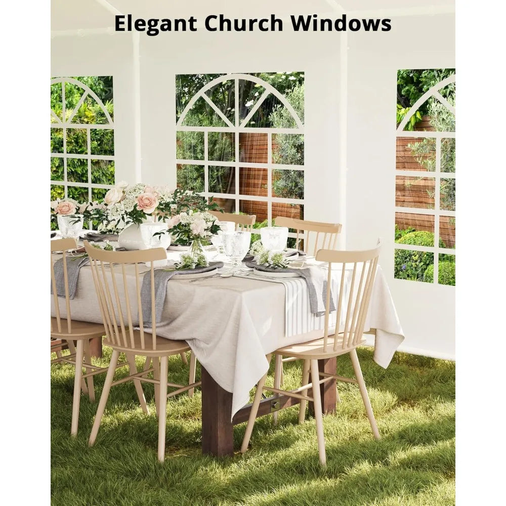 20X32 FT Party Tent Heavy Duty, Outdoor Large Wedding Tent Event Shelter with Carry Bags & Removable Sidewalls, Outdoor Canopy