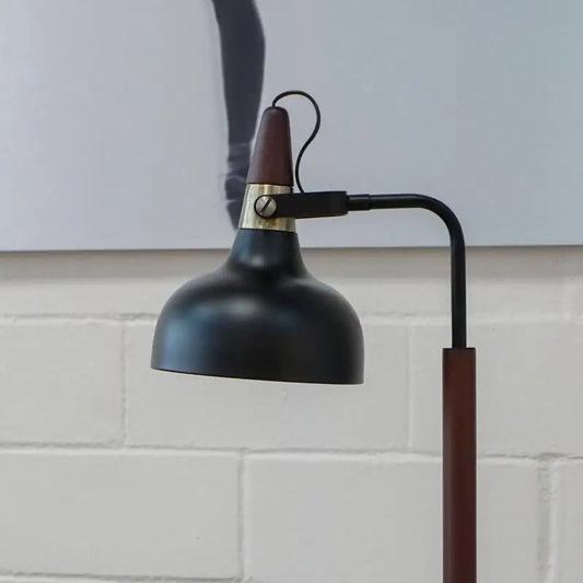 Modern Stylish Desk Lamp for Bedside, Night Light, Study, Reading, Office - Black Cone Shade, 110V
