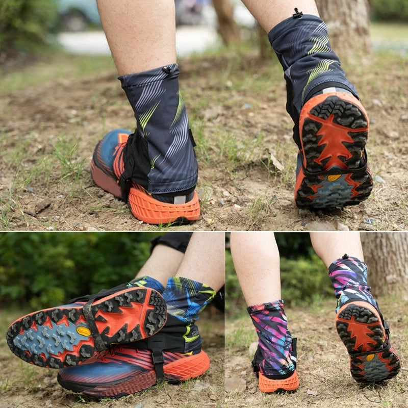 Outdoor Trail Gaiters Low Ankle Gaters Protective Shoe Cover Breathable Sand prevention For Running Hiking Trail Racings