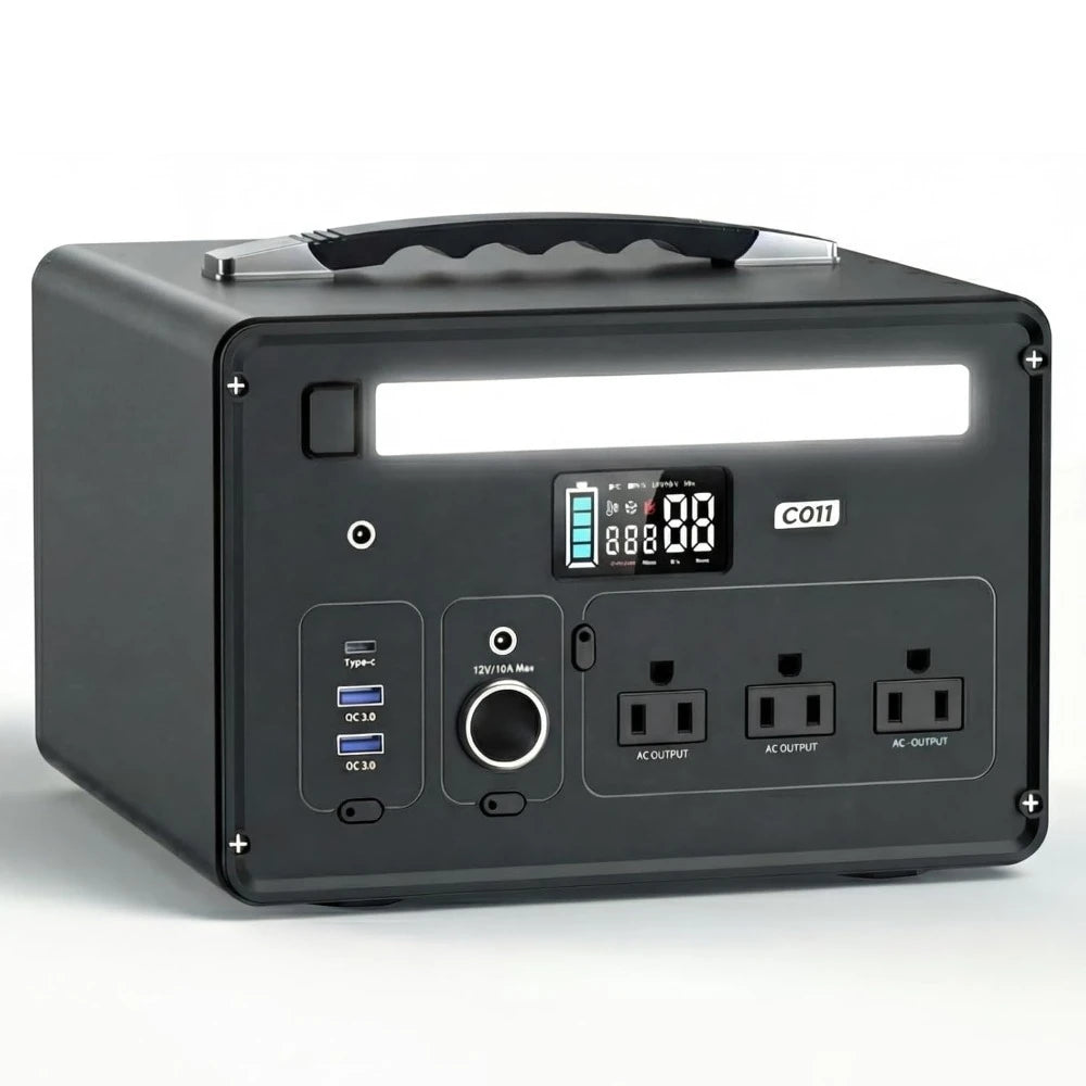 Portable Solar Generator 2200W, 1126Wh LiFePO4 Battery Pack, 4800W Peak, 1.25Hrs Fast Charging, Customized