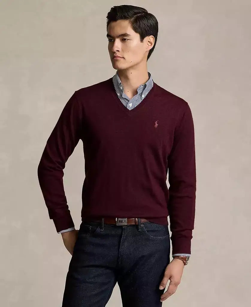 Polo Ralph Lauren | Men's Washable Wool V-Neck Sweater
