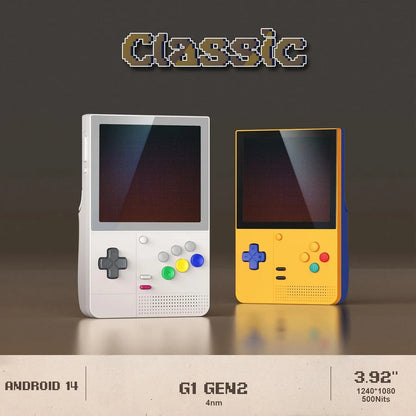 Classic Retro Handheld Game Console, 3.92" OLED Touchscreen, Android Gaming with 6+128GB, 5000mAh Battery