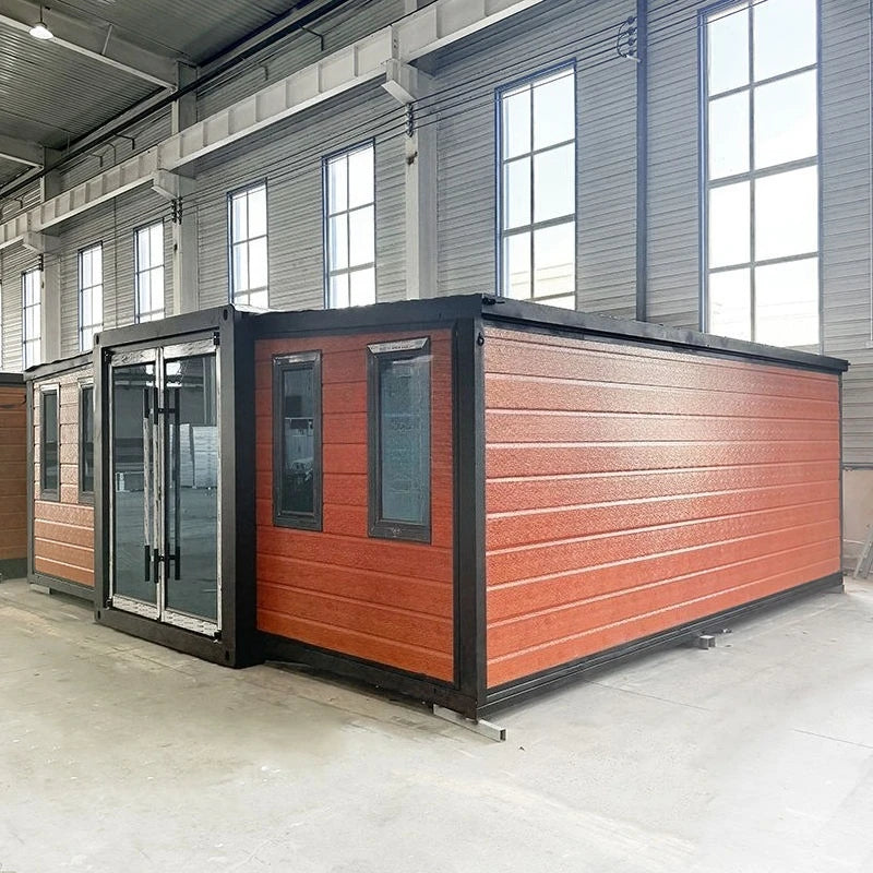 Prefabricated Mobile Home Luxury 20ft 40ft Portable Prefab Modular House 2 3 Bedrooms Container House For Family Outdoor Living