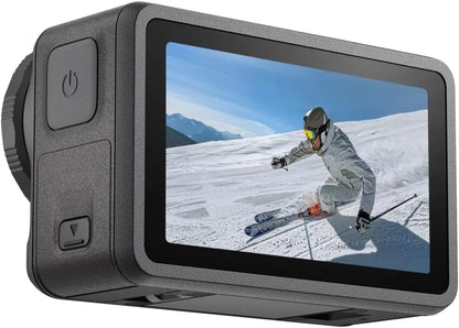 4K Action Camera with 1/1.3'' Sensor, Waterproof to 65ft, Night View & Stabilization for Sports and Adventures
