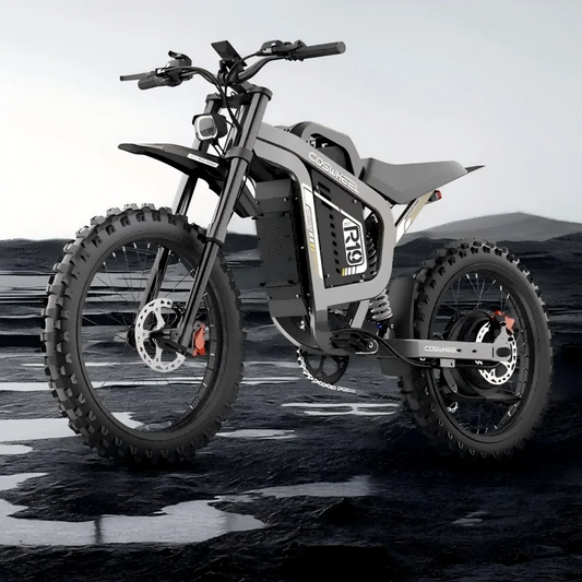 COSWHEEL Adult Electric Bicycle 70V 40Ah 3000W Power Motor Electric Bike 19"*2.75 High-Strength Off-Road Tires Mountain E-bike