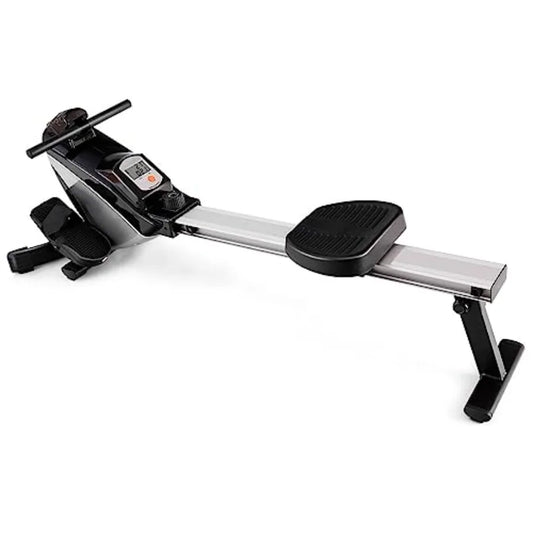 Folding Rowing MachineMagnetic Rower with Adjustable Resistance and LCD Display Exercise Cardio Fitness Equipment for Home Use