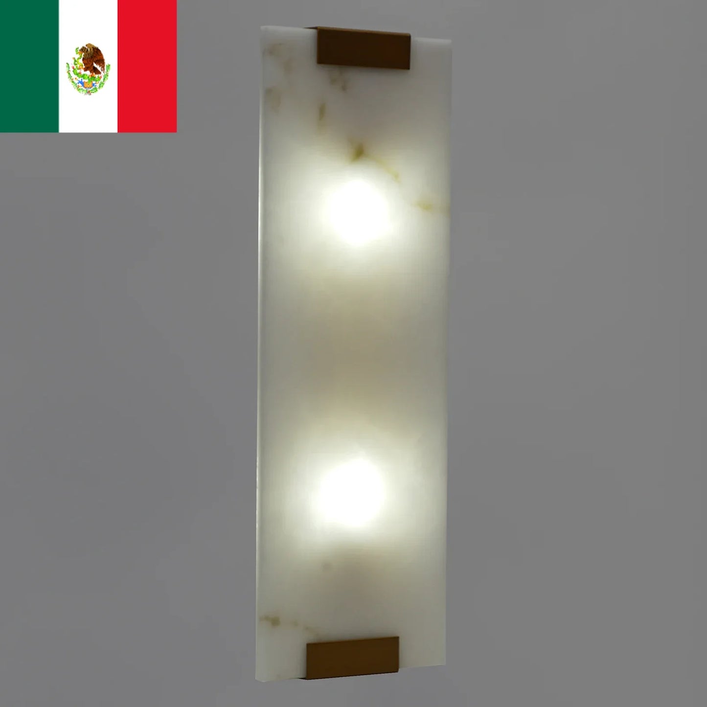 Rectangular G9 Light Wall Lamp Hand-Carved Alabaster Sconce Bedroom Kitchen