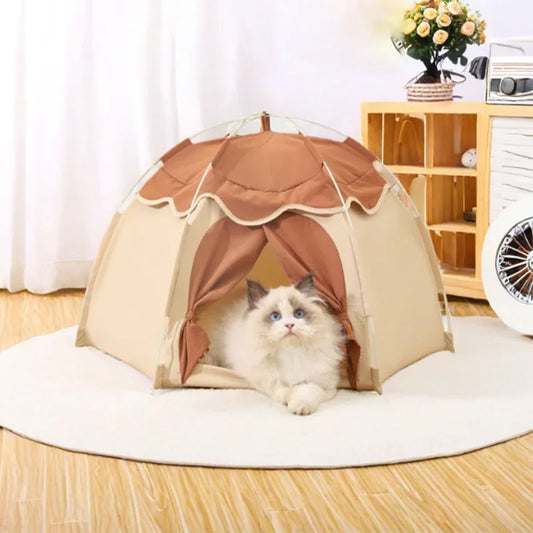 Four Seasons Universal Cat Litter Tent, Dog Bed, Spring and Summer Breathable Pet House Pet Items Cat House