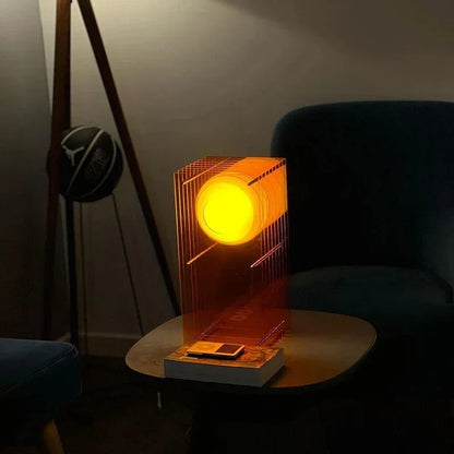 Nordic Style Bedroom Ambient Lamp, Artistic Atmosphere Lamp Suitable for Living Room and Bedroom, Illuminating Desk Lamp