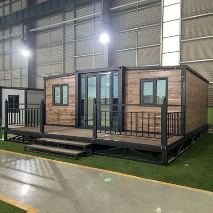 2 3 Bedroom Expandable Container House Portable Homes Prefab Tiny House Customized Detachable House Portable Mobile Home