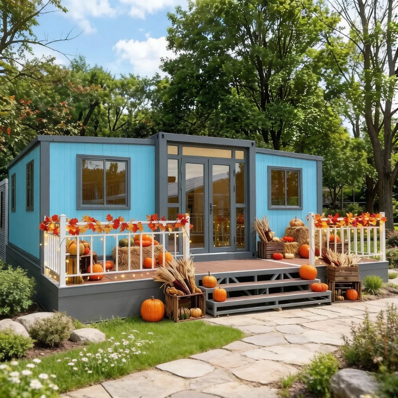 Forest Cabin Luxury Portable House Mobile Home Customized Expandable Container House Prefab Tiny House 2 3 Bedroom Garden Rooms