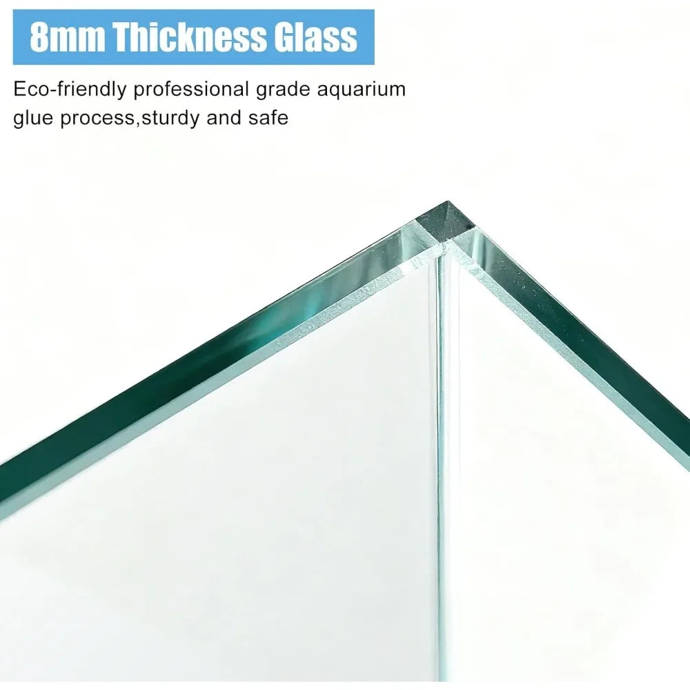 Thick Ultra Clear Glass Large Fish Tank 29 Gallon for High End Enthusiasts