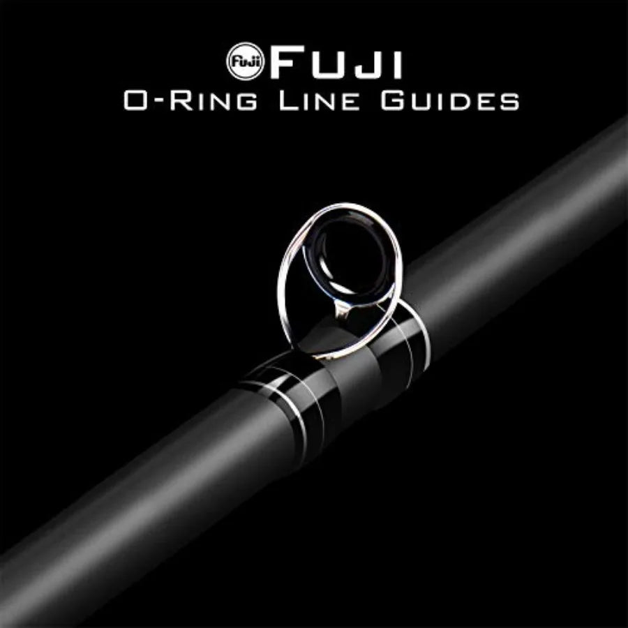 Perigee II Spinning Casting Fishing Rods with Fuji ORing Line Guides for Precision Casting and Spinning in Freshwater