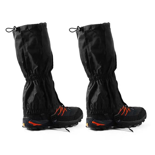 1Pair Snow Gaiters Outdoor Ski Legging Gaiters Wear Breathable Shoes Covers Adjustable Elastic Band Hiking Waterproof Gaiters