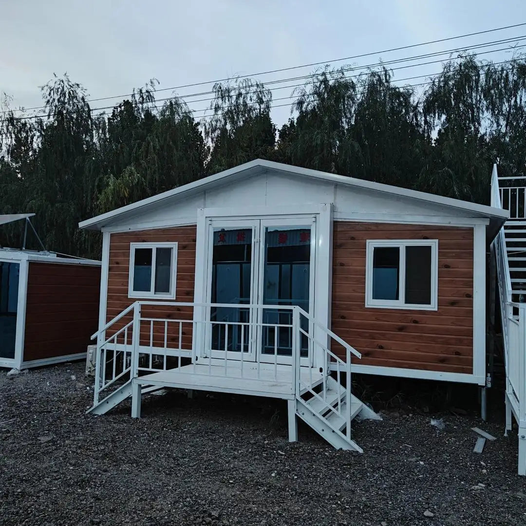 40ft Expandable Foldable House Luxury Prefab Home Modular Container Villa Resort Hotel Family Vacation Bathroom Kitchen Balcony