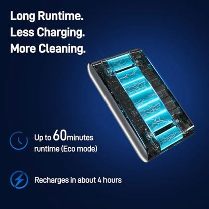 CoreJet5 Cordless Vacuum Cleaner 450W 150AW 33kPa Self-Emptying Stick Vacuum with All-in-One Dock and Rechargeable Battery for