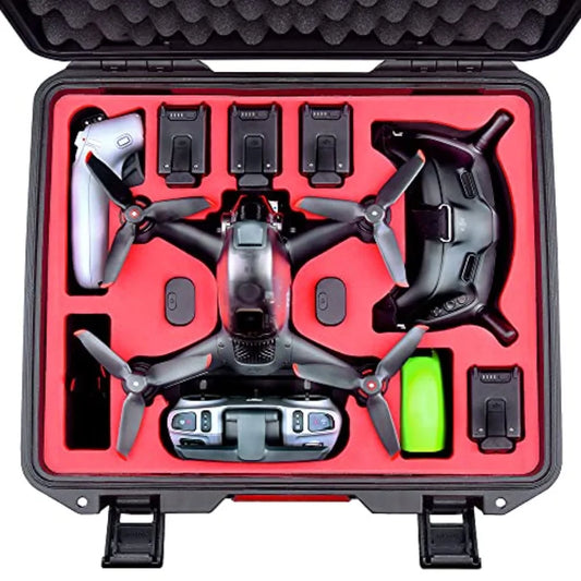 FPVtosky Professional Hard Case for DJI FPV [Case Only] - DJI FPV Drone Carrying Case Accessories - Fits 6 Batteries - Keep Pro
