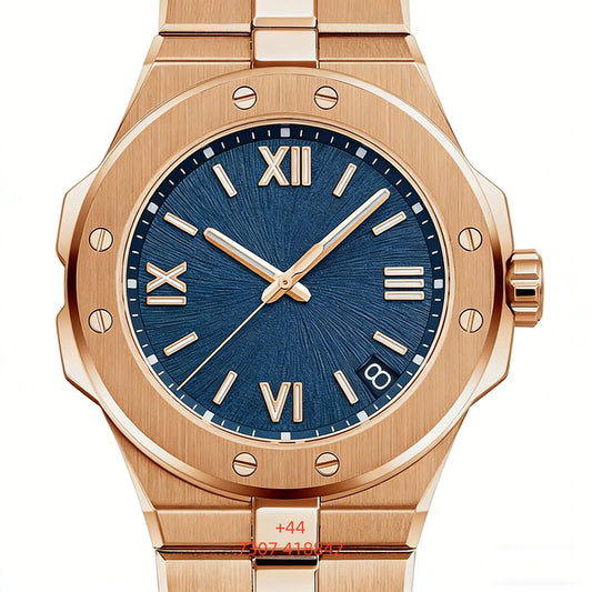 Customized 33mm 4001 Watch Ppf Factory 09.01-C  Movement Highest Quality Luminous Sapphire Mechanical Watch