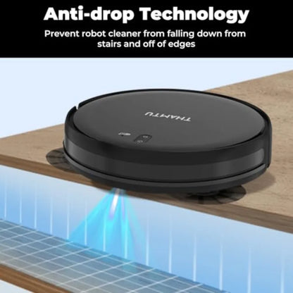 Touchless Vacuum Automatic Dustpan and Smart Robotic Vacuum Cleaner Combo
