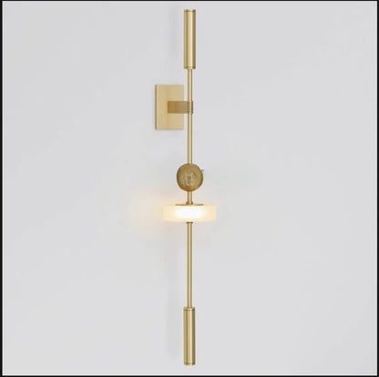 Novelty Brass Wall Light White Acrylic 3 Changeable New Style For Parlor Bathroom Dining Room Bedroom Aisle Dropshipping