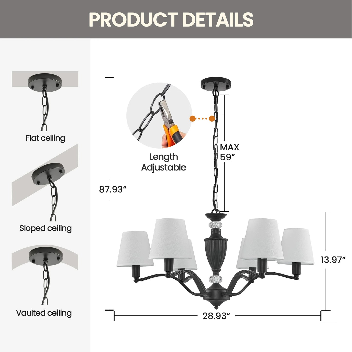 Luxury Classic LED Chandelier Light Living Dining Room Bedroom Hanging Light Home Decor Special Rustic Suspension Luminaire