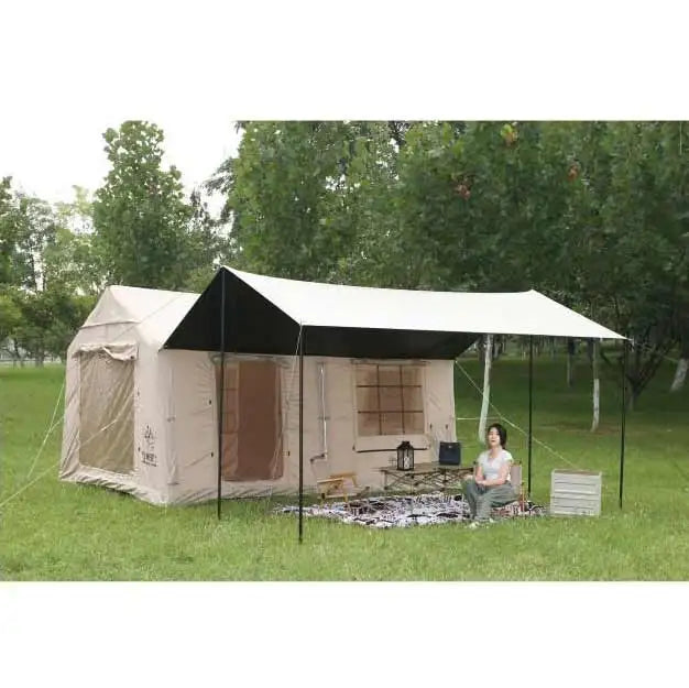 Outdoor Easy Setup Waterproof Air Inflatable Cabin Camping Tent House With Hand Pump