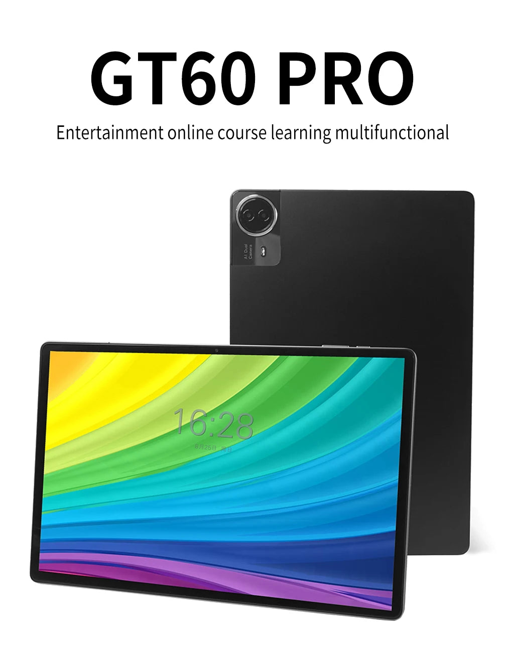 2025 14-inch Android Tablet 13 tablet with 10-core big battery, 16GB RAM, 1TB storage, 5G dual SIM support, 12900mAh ultra-lo