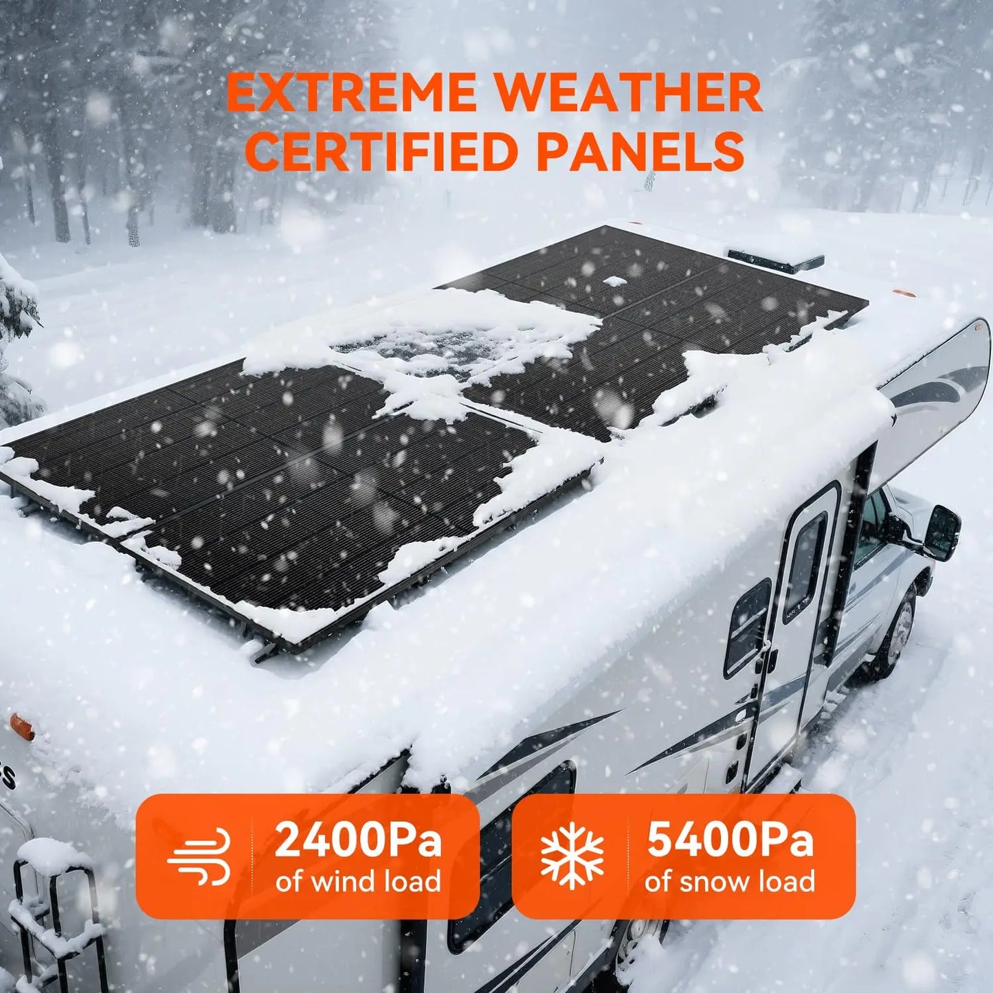 250 Watt 24 Volt 16BB Cell Monocrystalline Solar Panel N-Type Cells High Efficiency Solar Module for RV Trailer, Customized