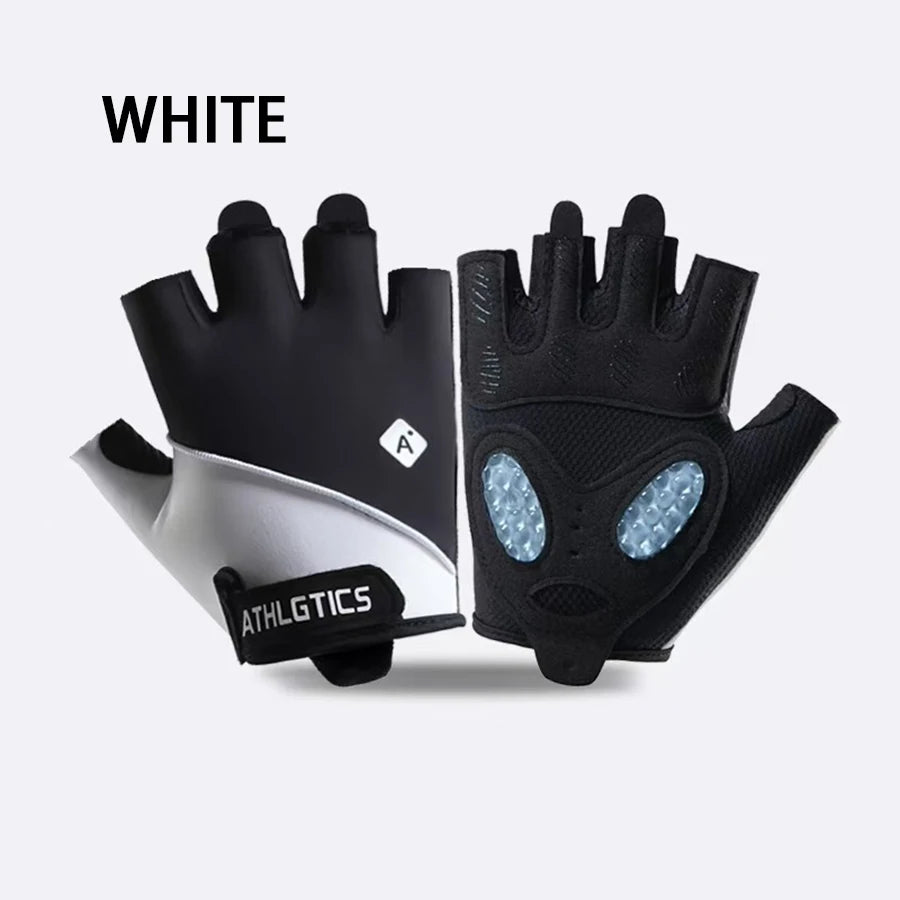 Fitness half finger sports gloves for couples, ice silk thin yoga studio, kettlebells, horizontal bars, anti slip, wear-resistan