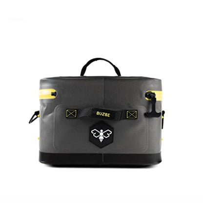Swarm 15 Modular Dry Bag Premium Waterproof Customizable Fishing Bag Compact Saltwater Ready Grey and Yellow