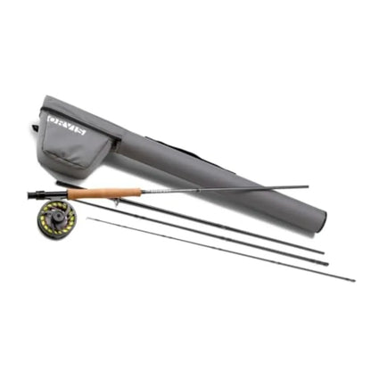 Fly Fishing Rod and Reel Combo for Clearwater Outfit - Smooth Responsive Action with Arbor Reel Fly Line Backing 4X Leader Case