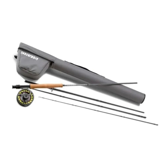 Fly Fishing Rod and Reel Combo for Clearwater Outfit - Smooth Responsive Action with Arbor Reel Fly Line Backing 4X Leader Case