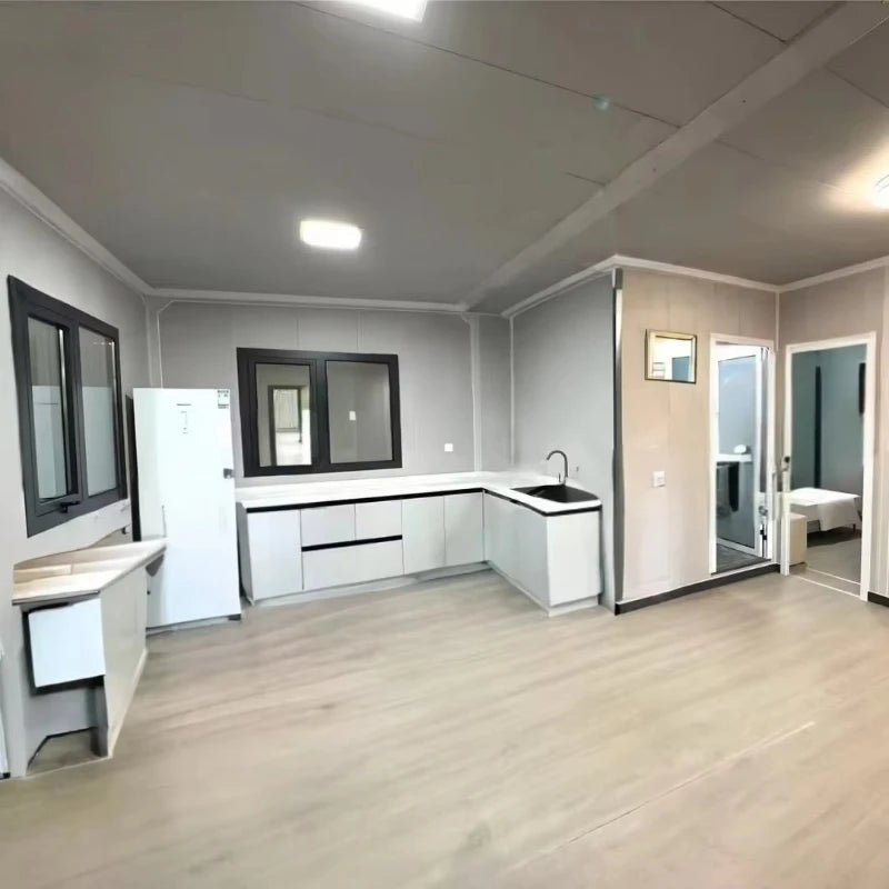 20ft Expandable Container Prefabricated House 3 Bedroom Luxury Container House Complete with Multiple Container Room Customized
