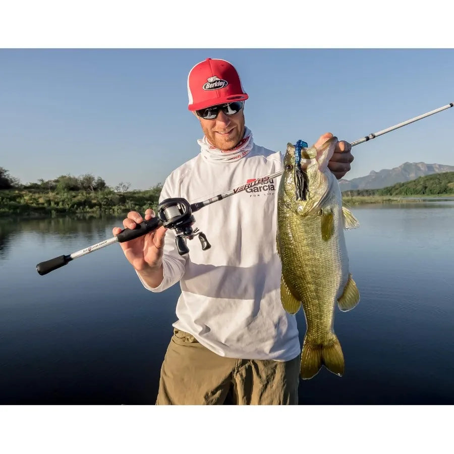 Ambassadeur Line Counter Baitcast Reel for Precision Fishing: Advanced Line Counter Technology Smooth Casting Performance Durab