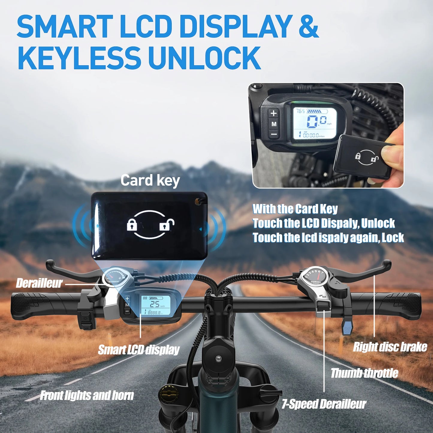 26'' 24'' Electric Motorcycles Mountain Bike For Adults 36V 13Ah/10Ah 500W Motor Ebike Electric Scooter Electric Dirt Bike