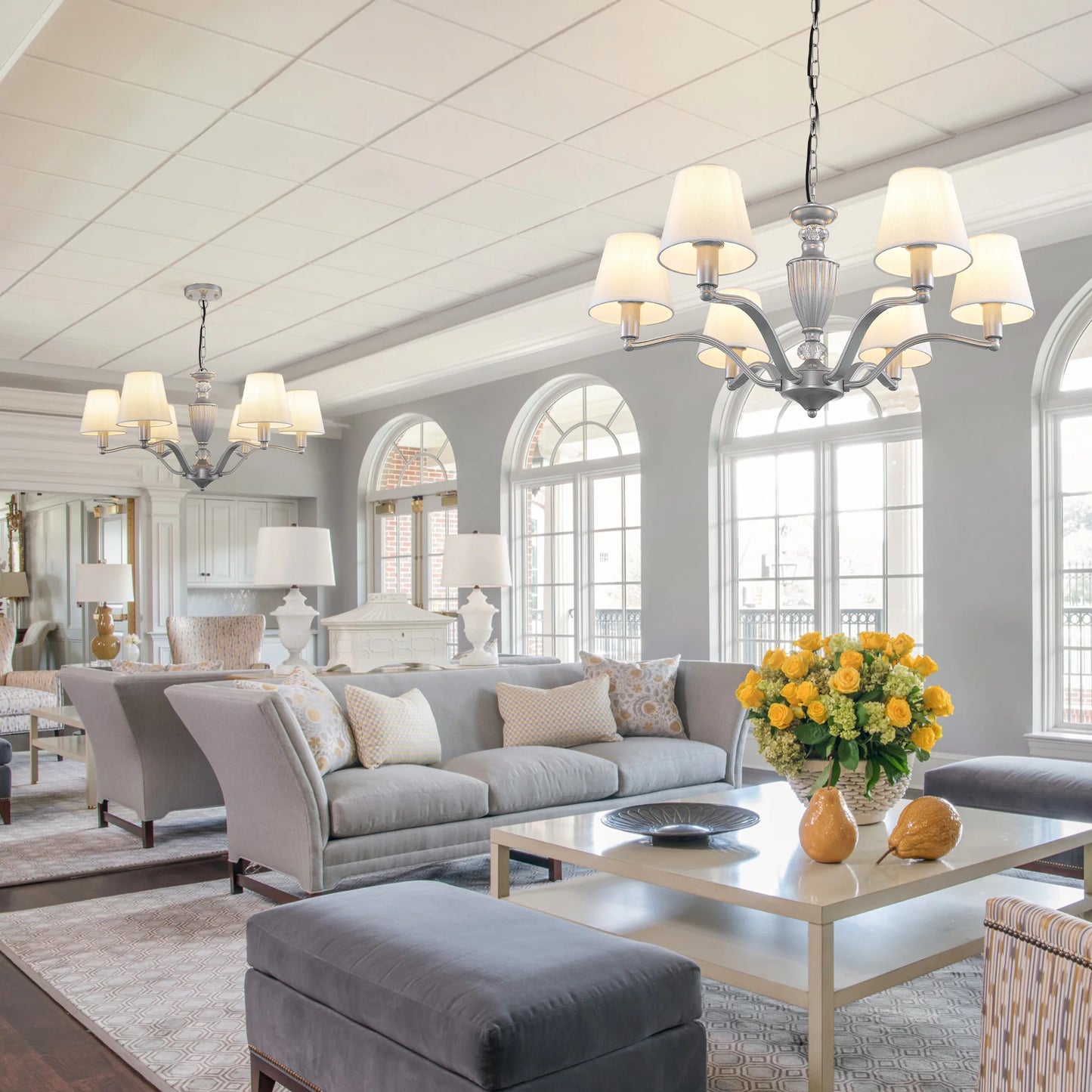 Luxury Classic LED Chandelier Light Living Dining Room Bedroom Hanging Light Home Decor Special Rustic Suspension Luminaire