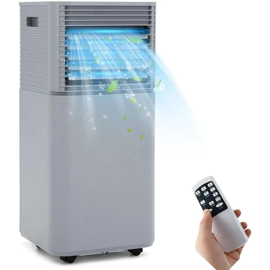 Portable Air Conditioner 8000 BTU with Dehumidifier Remote Control 24H Timer Window Kit for Bedroom and Dorm Cool Up to 230 sq.