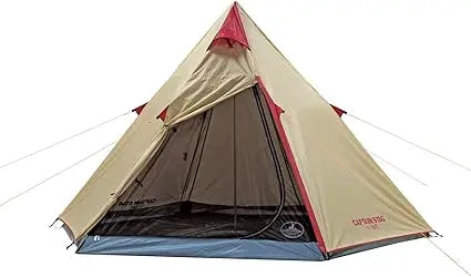 Aluminum Frame 300UV Rated UA-16 Tipi Style 3-Person Tent with PU Coating and Carry Bag