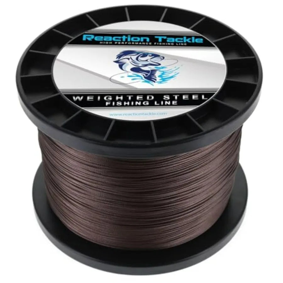 Trolling Line with 45LB Wghted Stainless Steel Wire for Fishing Durable and Corrosion-Resistant in Silver
