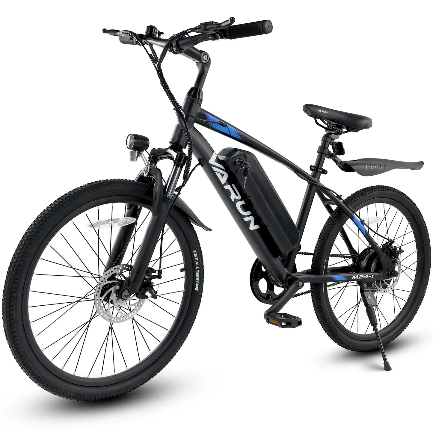 VARUN M24-1 E-Bike For Adults 250W Motor 36V 7.8Ah Battery Mountain Electric Bike 24 Inch Tires City Commuter Electric Bicycle