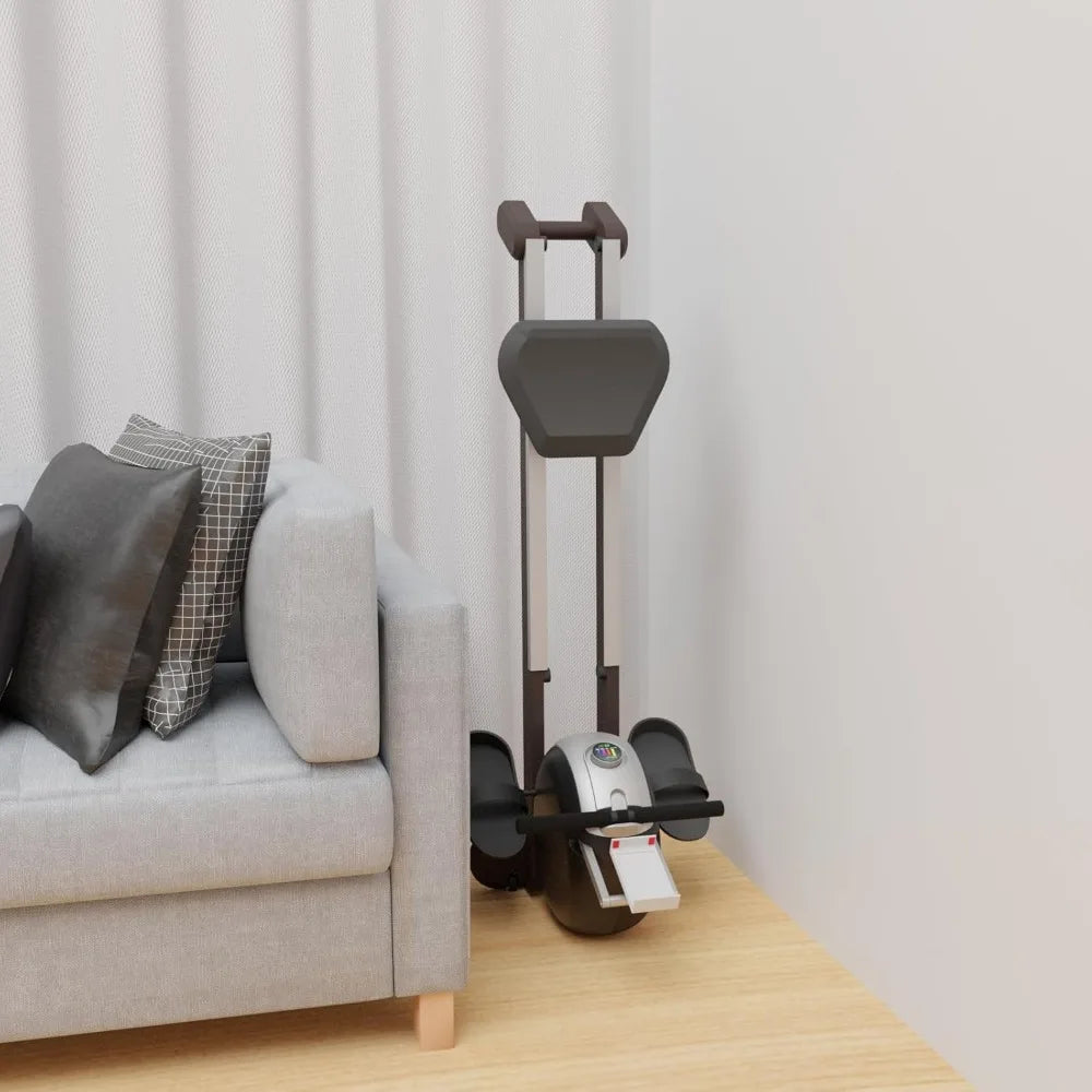 Compact Rowing Machine for Total Body Workouts with Variable Resistance and Portable Design for Home Fitness