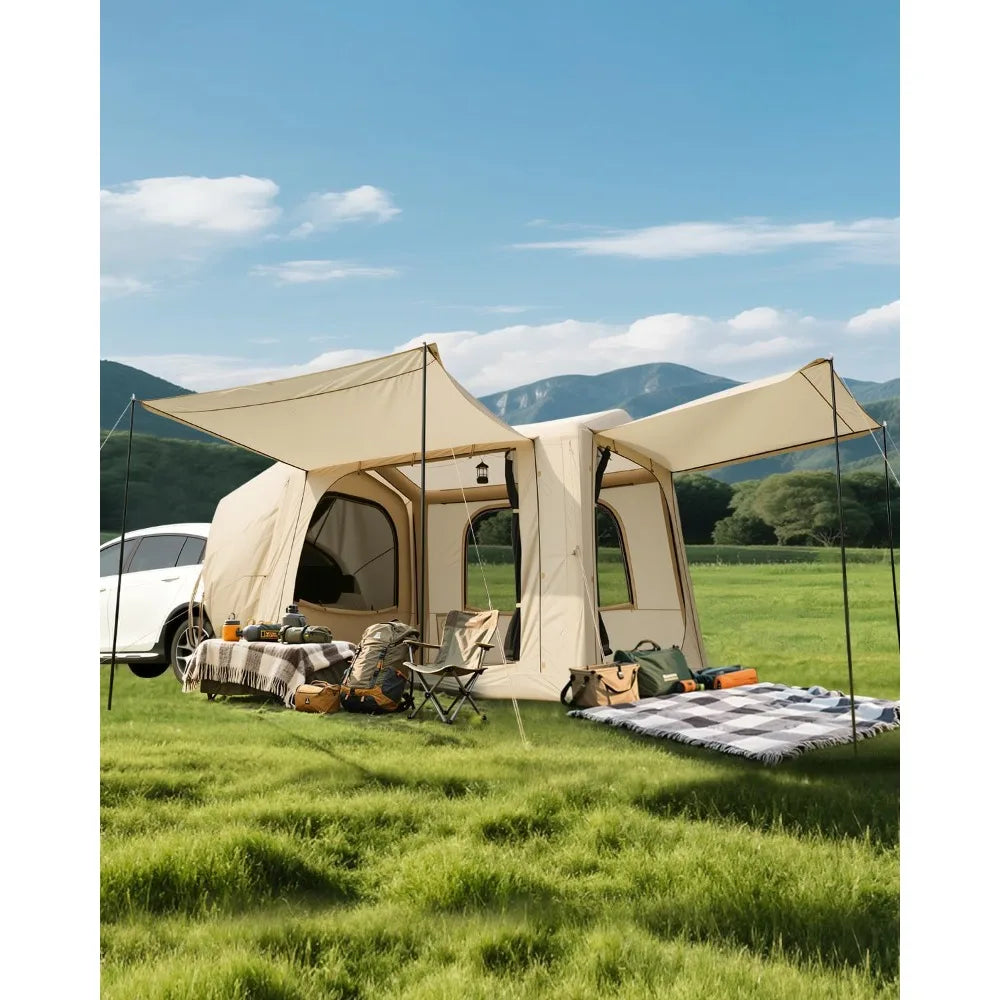 Inflatable SUV Camping Tents: Pop-Up Vehicle Tent Attachments for Large SUVs