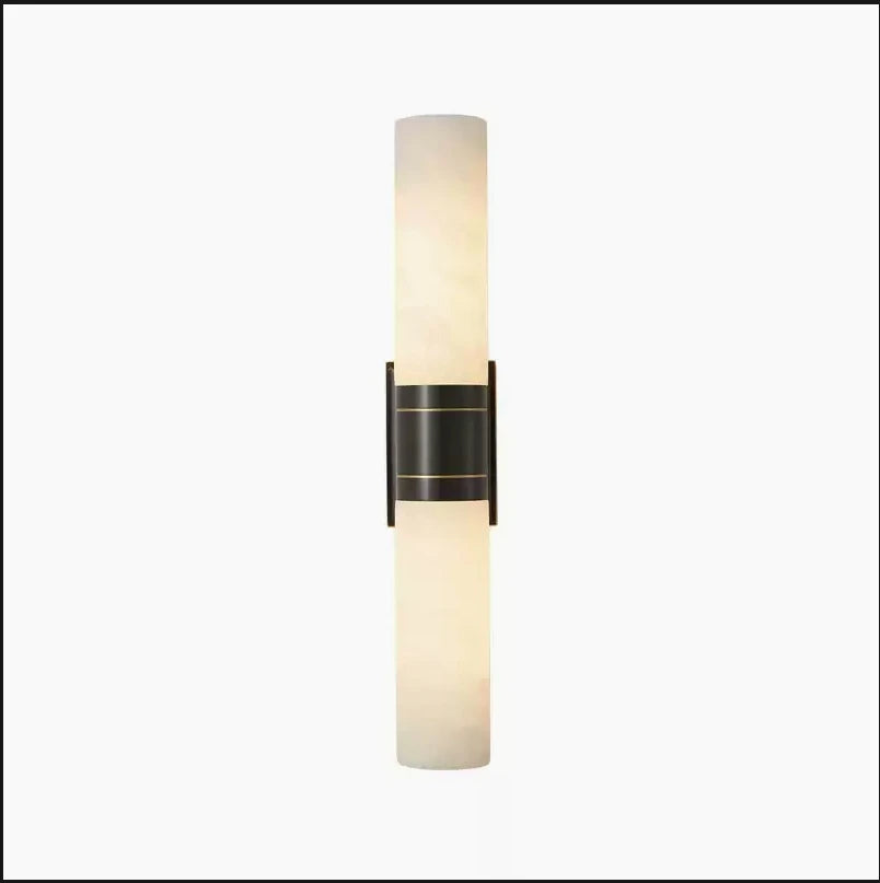 New Luxury Natural Marble LED Wall Lamp AC110V 220V Copper Wall Light for Indoor Villa Living Room Aisle TV Background Lighting