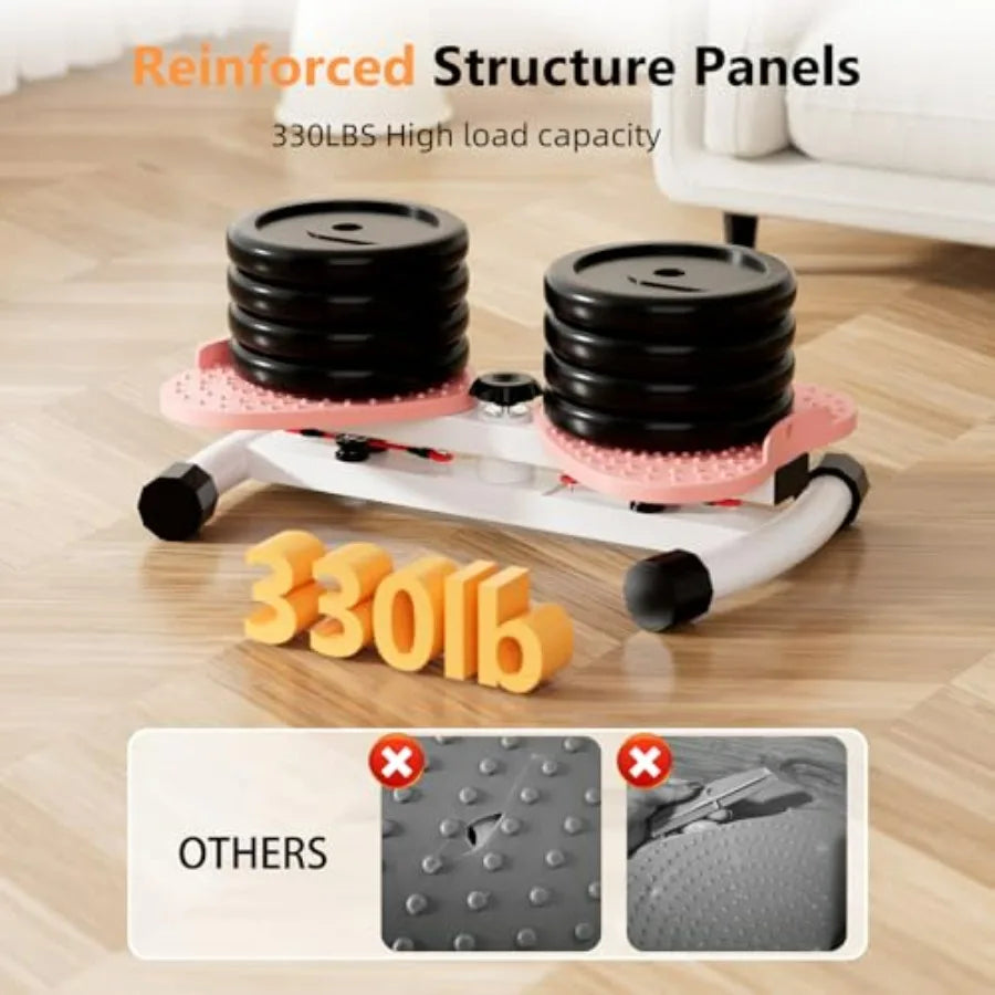 Waist Twister Machine Exercise Ab Twister Board with 330 lbs Weight Capacity UltraQuiet Pilates Board for Women Belly Fat Loss