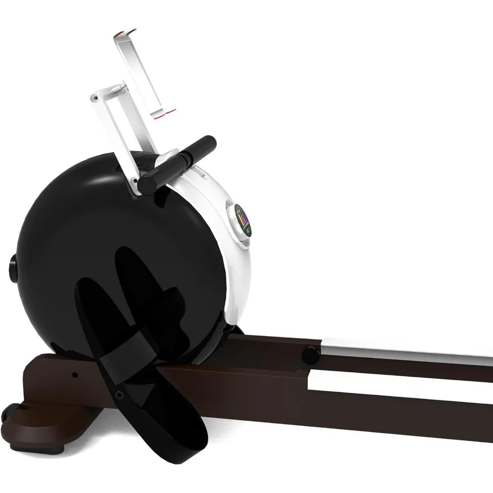 Compact Rowing Machine for Total Body Workouts with Variable Resistance and Portable Design for Home Fitness