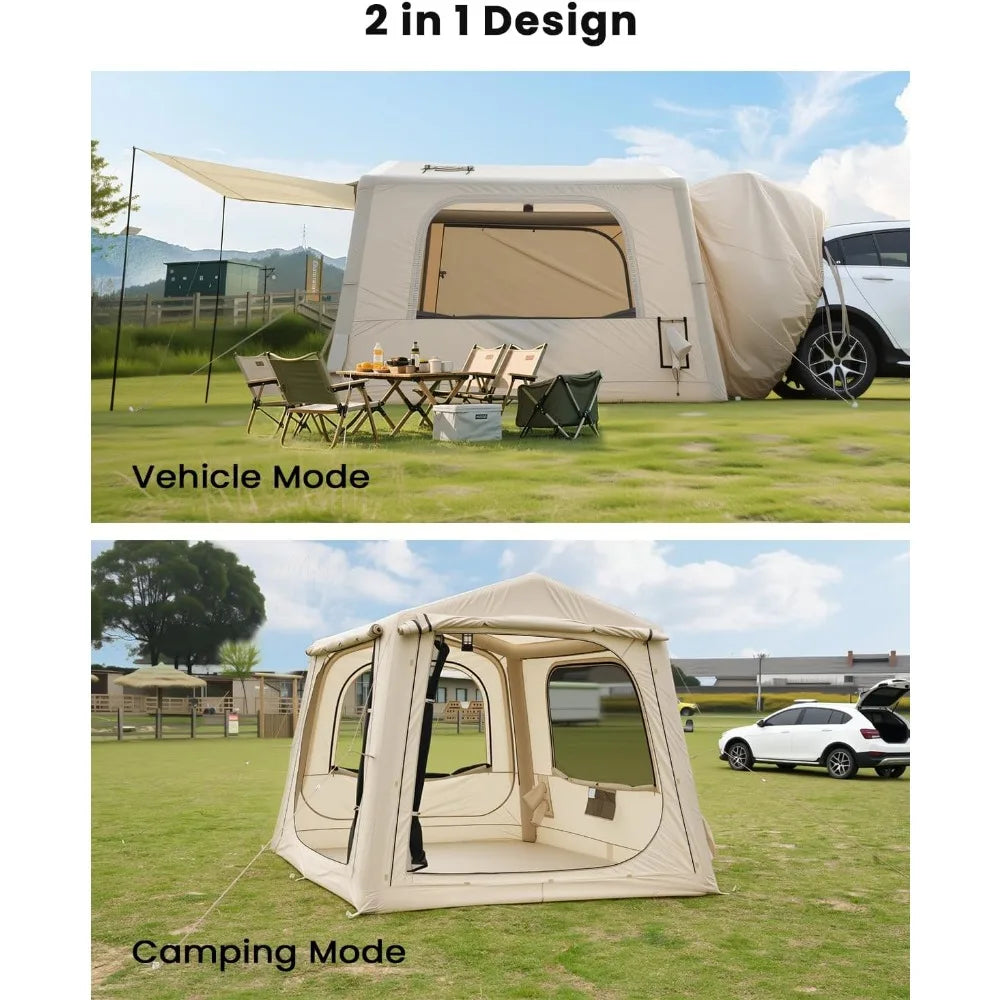 Inflatable SUV Camping Tents: Pop-Up Vehicle Tent Attachments for Large SUVs