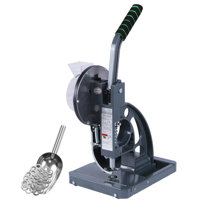 Semi-Automatic Eyelet Rivet Press with 5000Pcs Metal Eyelets Buckle Making Machine 10mm for Fabric Leather Banners DIY Projects