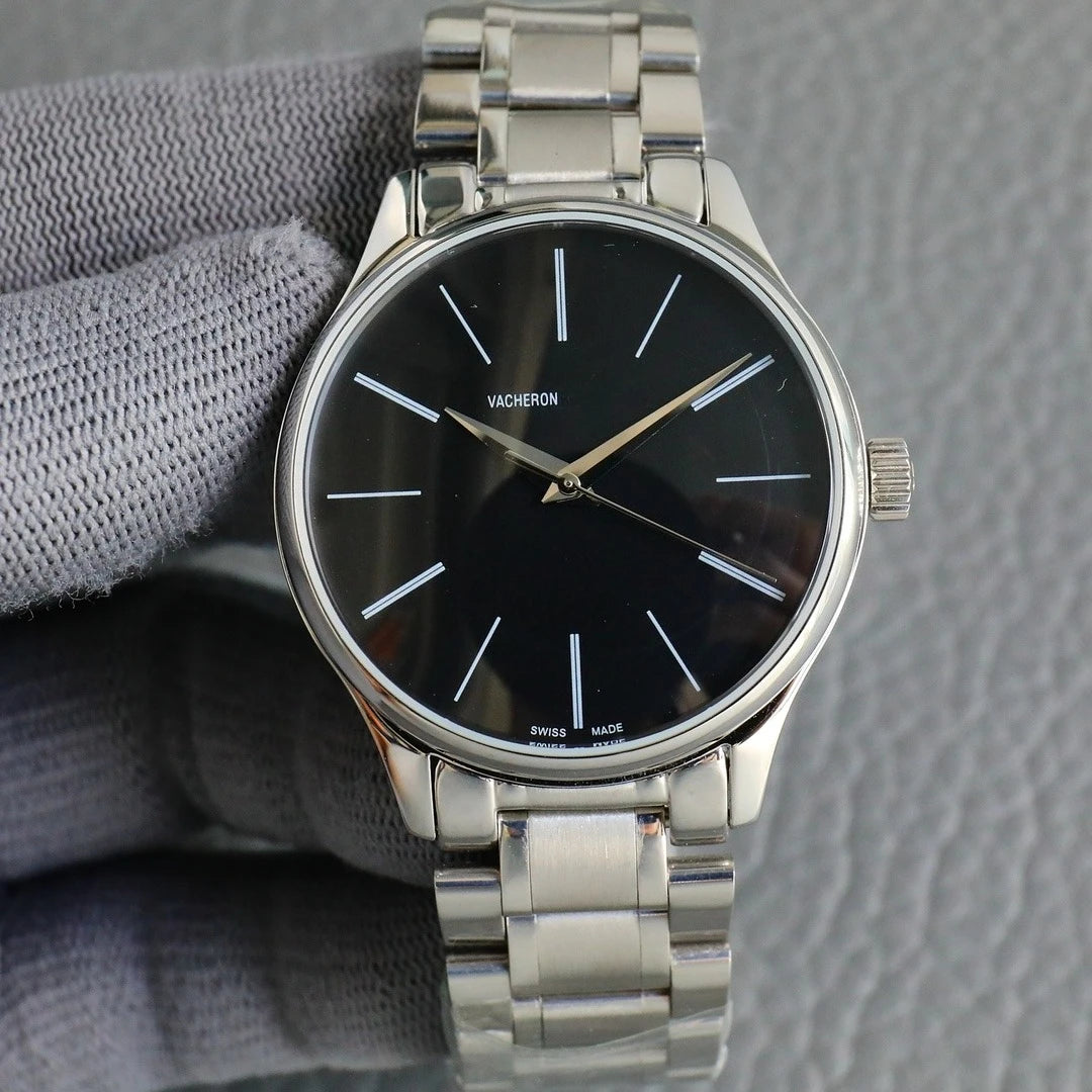 VC Top Brand Reissue Watch with Versatile Case and Moon Phase Design for Men