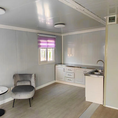 20ft Expandable Container Prefabricated House 3 Bedroom Luxury Container House Complete with Multiple Container Room Customized