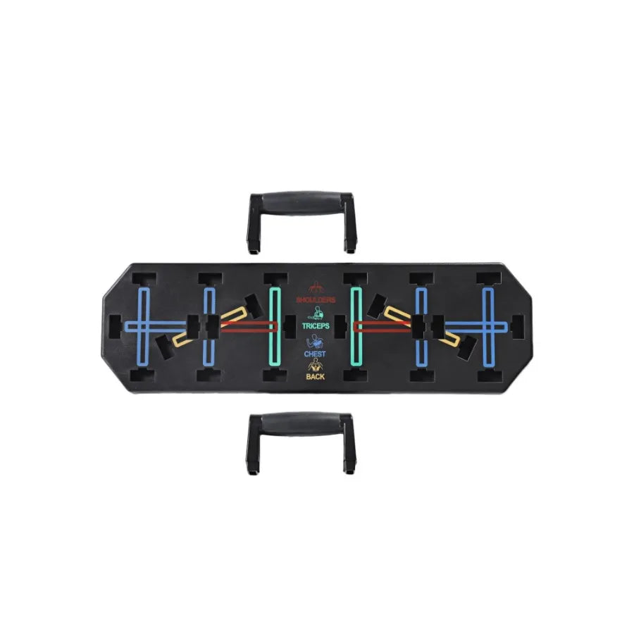 10 in 1 Push Up Rack Board System Fitness Workout Train Gym Exercise